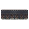 thumbnail image 1 of Boho Blue Elaborate Ethnic Pattern Kitchen Rug Mat,Kitchen Runner Rugs Non Skid Washable,Decorative Kitchen Floor Mats for Kitchen,Sink,Laundry,17"x47.2", 1 of 7