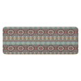 thumbnail image 1 of Boho Blue Ethnic Pattern with Star Motifs Kitchen Rug Mat,Kitchen Runner Rugs Non Skid Washable,Decorative Kitchen Floor Mats for Kitchen,Sink,Laundry,17"x47.2", 1 of 7