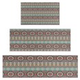 thumbnail image 1 of Boho Blue Ethnic Pattern with Star Motifs Kitchen Rugs Sets Of 3,Kitchen Runner Rugs Non Skid Washable,Decorative Kitchen Floor Mats for Kitchen,Sink,Laundry,17"x30"+ 17"x47" + 17"x59", 1 of 6