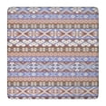 thumbnail image 1 of Boho Blue Knitted Ethnic Pattern Square Fitted Tablecloth with Elastic Edge,Square Table Cover,Washable Elastic Table Cover for Home Kitchen Party Decor 36"x36", 1 of 6