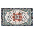 thumbnail image 1 of Boho Blue Retro Patterned Carpet Door Mat Welcome Door Mat for Front Door, Home Entrance, Yard, Floor, Patio, Non Slip Spring Summer Welcome Mat Indoor Outdoor Doormat 30"*17", 1 of 6