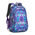 thumbnail image 1 of Boho Bohemia Flower Backpack for School,Cute School Bag,Schoolbag with Adjustable Shoulder Straps & Padded Back,16.9 Inch, 1 of 5