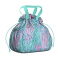 thumbnail image 1 of Boho Bohemia Flower Drawstring Lunch Bag Women - Drawstring Lunch Bag Insulated for Work Office - Stain-Resistant Large Lunchbags for Women with Multi-Pockets, 1 of 6