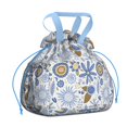 thumbnail image 1 of Boho Bohemia Flower Drawstring Lunch Bag Women - Drawstring Lunch Bag Insulated for Work Office - Stain-Resistant Large Lunchbags for Women with Multi-Pockets, 1 of 6