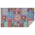 thumbnail image 1 of Boho Bohemia Flower Rectangle Tablecloth 60"x102",Waterproof Polyester Rectangle Table Cloth, Wipeable Spillproof Polyester Tablecloth for Dining, Camping, Indoor and Outdoor, 1 of 6
