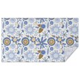 thumbnail image 1 of Boho Bohemia Flower Rectangle Tablecloth 60"x102",Waterproof Polyester Rectangle Table Cloth, Wipeable Spillproof Polyester Tablecloth for Dining, Camping, Indoor and Outdoor, 1 of 6