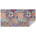 thumbnail image 1 of Boho Bohemia Flower Rectangle Tablecloth 60"x120",Waterproof Polyester Rectangle Table Cloth, Wipeable Spillproof Polyester Tablecloth for Dining, Camping, Indoor and Outdoor, 1 of 6