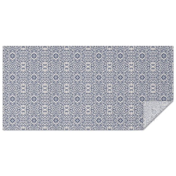 Boho Bohemia Flower Rectangle Tablecloth 60"x120",Waterproof Polyester Rectangle Table Cloth, Wipeable Spillproof Polyester Tablecloth for Dining, Camping, Indoor and Outdoor