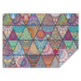 thumbnail image 1 of Boho Bohemia Flower Rectangle Tablecloth 60"x84",Waterproof Polyester Rectangle Table Cloth, Wipeable Spillproof Polyester Tablecloth for Dining, Camping, Indoor and Outdoor, 1 of 5