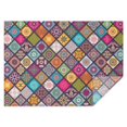 thumbnail image 1 of Boho Bohemia Flower Rectangle Tablecloth 60"x84",Waterproof Polyester Rectangle Table Cloth, Wipeable Spillproof Polyester Tablecloth for Dining, Camping, Indoor and Outdoor, 1 of 5