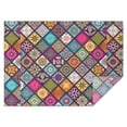 thumbnail image 1 of Boho Bohemia Flower Rectangle Tablecloth 60"x84",Waterproof Polyester Rectangle Table Cloth, Wipeable Spillproof Polyester Tablecloth for Dining, Camping, Indoor and Outdoor, 1 of 5