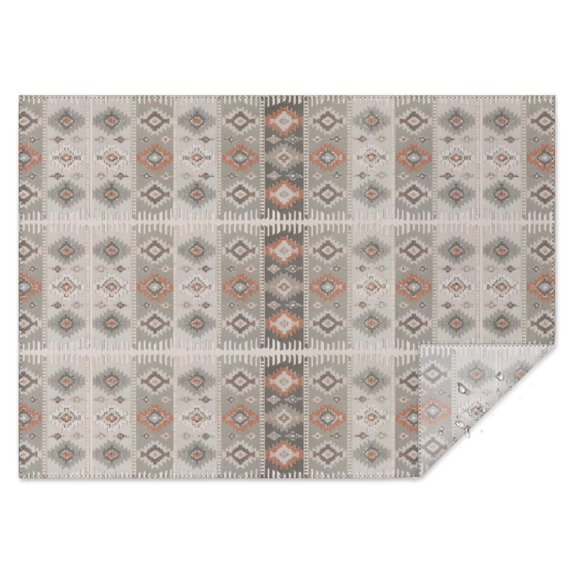 Boho Bohemia Flower Rectangle Tablecloth 60"x84",Waterproof Polyester Rectangle Table Cloth, Wipeable Spillproof Polyester Tablecloth for Dining, Camping, Indoor and Outdoor