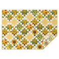 thumbnail image 1 of Boho Bohemia Flower Rectangle Tablecloth 60"x84",Waterproof Polyester Rectangle Table Cloth, Wipeable Spillproof Polyester Tablecloth for Dining, Camping, Indoor and Outdoor, 1 of 5
