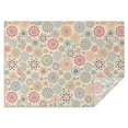 thumbnail image 1 of Boho Bohemia Flower Rectangle Tablecloth 60"x84",Waterproof Polyester Rectangle Table Cloth, Wipeable Spillproof Polyester Tablecloth for Dining, Camping, Indoor and Outdoor, 1 of 5