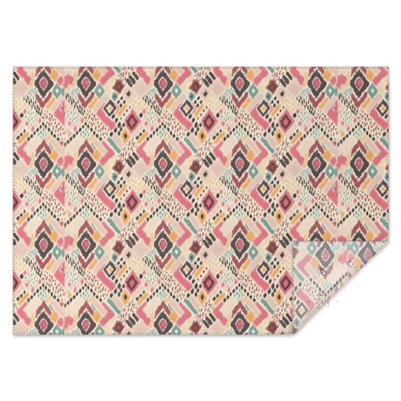 Boho Bohemia Flower Rectangle Tablecloth 60"x84",Waterproof Polyester Rectangle Table Cloth, Wipeable Spillproof Polyester Tablecloth for Dining, Camping, Indoor and Outdoor