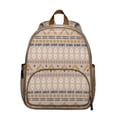 thumbnail image 1 of Boho Bohemia Geometric Line Art Backpack Backpack for School,Cute School Bag,Schoolbag with Adjustable Shoulder Straps & Padded Back,13.8"x11.4"x6", 1 of 6