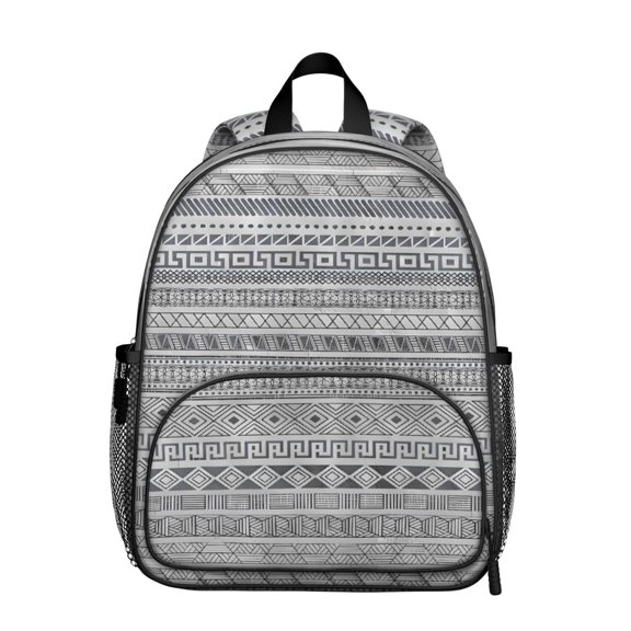 Boho Bohemia Geometric Line Art Backpack Backpack for School,Cute School Bag,Schoolbag with Adjustable Shoulder Straps & Padded Back,13.8"x11.4"x6"