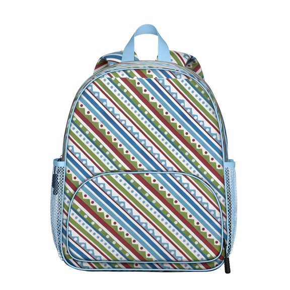 Boho Bohemia Geometric Line Art Backpack Backpack for School,Cute School Bag,Schoolbag with Adjustable Shoulder Straps & Padded Back,13.8"x11.4"x6"