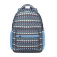 thumbnail image 1 of Boho Bohemia Geometric Line Art Backpack for School,Cute School Bag,Schoolbag with Adjustable Shoulder Straps & Padded Back,15.3"x11"x6.7", 1 of 6
