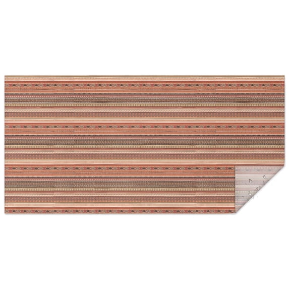 Boho Bohemia Geometric Line Art Rectangle Tablecloth 60"x120",Waterproof Polyester Rectangle Table Cloth, Wipeable Spillproof Polyester Tablecloth for Dining, Camping, Indoor and Outdoor