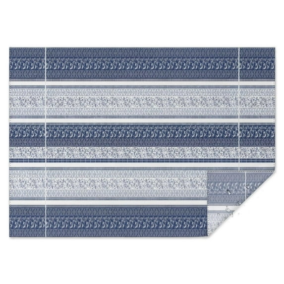 Boho Bohemia Geometric Line Art Rectangle Tablecloth 60"x84",Waterproof Polyester Rectangle Table Cloth, Wipeable Spillproof Polyester Tablecloth for Dining, Camping, Indoor and Outdoor