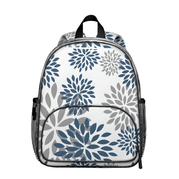 Boho Bohemia Pioneer Flower Art Backpack Backpack for School,Cute School Bag,Schoolbag with Adjustable Shoulder Straps & Padded Back,13.8"x11.4"x6"