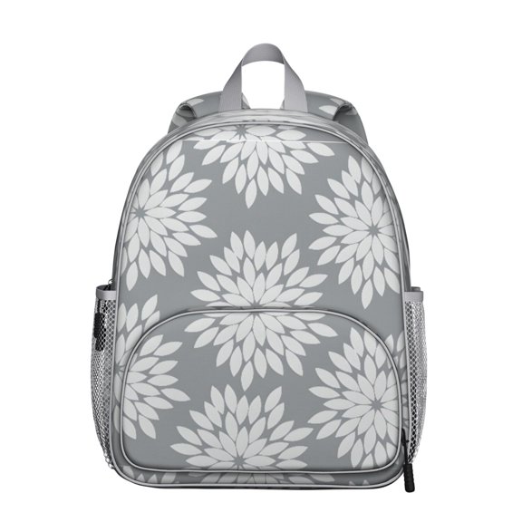 Boho Bohemia Pioneer Flower Art Backpack Backpack for School,Cute School Bag,Schoolbag with Adjustable Shoulder Straps & Padded Back,13.8"x11.4"x6"