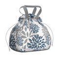 thumbnail image 1 of Boho Bohemia Pioneer Flower Art Drawstring Lunch Bag Women - Drawstring Lunch Bag Insulated for Work Office - Stain-Resistant Large Lunchbags for Women with Multi-Pockets, 1 of 6