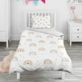 thumbnail image 1 of Boho Bohemia Rainbow Duvet Cover and Pillowcase Set for Single Bedding, Bedroom Accessories for Kids Teens, 1 of 5