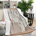 thumbnail image 1 of Boho Bohemian Art Blanket,Comfortable Soft Flannel Throw Blanket,All Season,Warm Lightweight Blankets for Sofa Bed Couch Living Room Chair,50"x60"(130x150cm), 1 of 4