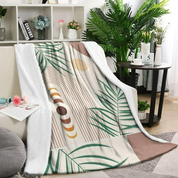 Boho Bohemian Art Blanket,Comfortable Soft Flannel Throw Blanket,All Season,Warm Lightweight Blankets for Sofa Bed Couch Living Room Chair,60"x80"(150x200cm)