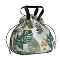 thumbnail image 1 of Boho Bohemian Art Drawstring Lunch Bag Women - Drawstring Lunch Bag Insulated for Work Office - Stain-Resistant Large Lunchbags for Women with Multi-Pockets, 1 of 6