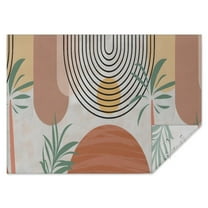 Boho Bohemian Art Rectangle Tablecloth 60"x84",Waterproof Polyester Rectangle Table Cloth, Wipeable Spillproof Polyester Tablecloth for Dining, Camping, Indoor and Outdoor