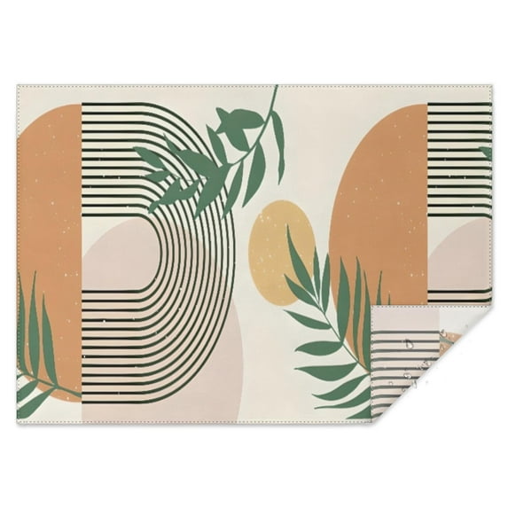 Boho Bohemian Art Rectangle Tablecloth 60"x84",Waterproof Polyester Rectangle Table Cloth, Wipeable Spillproof Polyester Tablecloth for Dining, Camping, Indoor and Outdoor