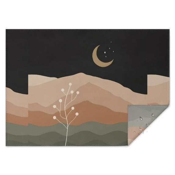 Boho Bohemian Art Rectangle Tablecloth 60"x84",Waterproof Polyester Rectangle Table Cloth, Wipeable Spillproof Polyester Tablecloth for Dining, Camping, Indoor and Outdoor