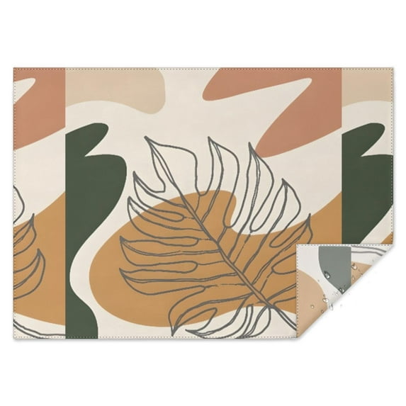 Boho Bohemian Art Rectangle Tablecloth 60"x84",Waterproof Polyester Rectangle Table Cloth, Wipeable Spillproof Polyester Tablecloth for Dining, Camping, Indoor and Outdoor