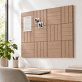 Boho Bold-Stripe 12-Pack Felt Bulletin Board Tiles for Home Office Use ...