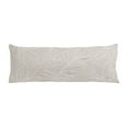 thumbnail image 1 of Sweet Jojo Designs Botanical Leaf Linen Taupe and Ivory Body Pillow Cover Case 54x20 (Pillow Not Included), 1 of 6
