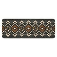 thumbnail image 1 of Boho Brown and Beige Ethnic Pattern Kitchen Rug Mat,Kitchen Runner Rugs Non Skid Washable,Decorative Kitchen Floor Mats for Kitchen,Sink,Laundry,17"x47.2", 1 of 7