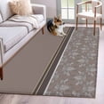 thumbnail image 1 of Boho Brown Flower Area Rug 4'x6', Abstract Bohemia Pesley Floral Washable Non-Slip Rugs, Low Pile Large Carpet for Living Room Bedroom Dining Room Kitchen Office Indoor Mat, 1 of 9
