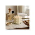 thumbnail image 1 of Decorative Bubble Glass Scented Candle for Men and Women - Stylish Large Votive Candle for Indoor and Outdoor Home Decor - Ideal for Living Room, Bedroom, and Bathroom Decor - 7", Ivory, 1 of 12