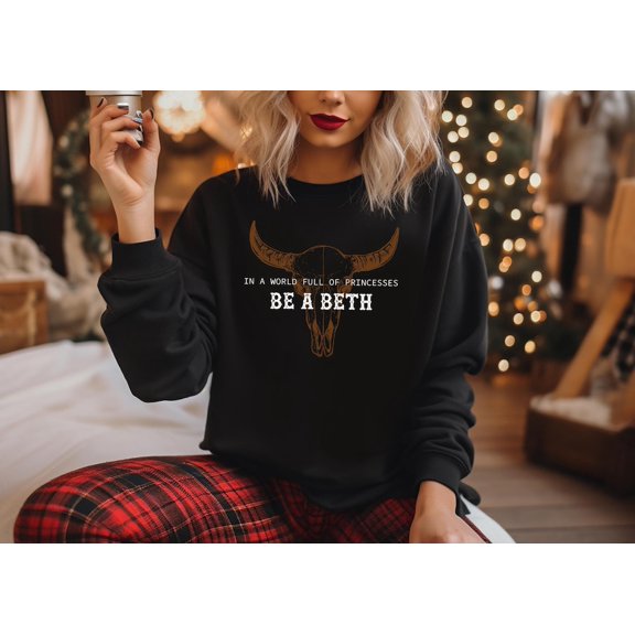 Boho Bull Sweatshirt, Cowgirl Shirt, Howdy Shirt, Cow Skull Shirt, Country Music Shirt, Girls Weekend Shirt, Wild West Shirt, Western tee, Sweatshirt All Size S-5XL