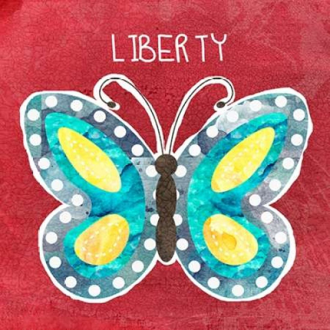 Boho Butterfly Liberty Canvas Art - Linda Woods (24 x 24)