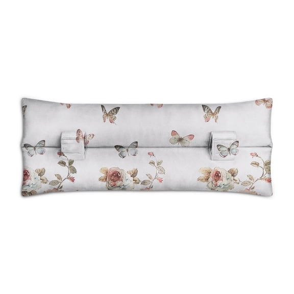 Boho Butterfly Seatbelt Pillow for Post-Surgery - Mastectomy Recovery Cushion with Nature-Inspired Floral Design - Chest Protector for Car