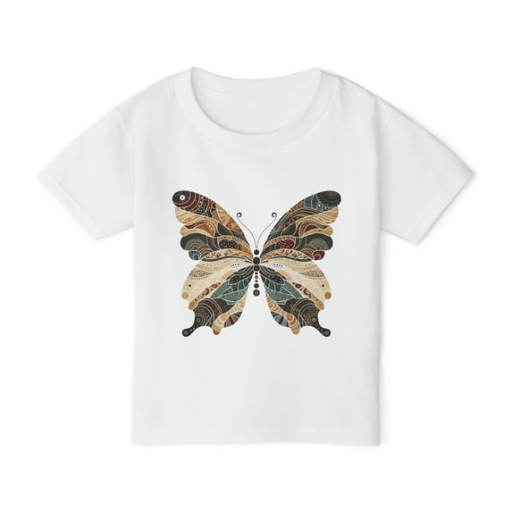 Boho Butterfly Toddler T-Shirt - Four Color Options Available