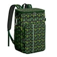 thumbnail image 1 of Boho Cactus Cooler Backpack - 20L Insulated Leakproof Lunch Backpack, Retro Desert Succulent Design, High-Capacity for Camping, Beach & Travel, 1 of 5
