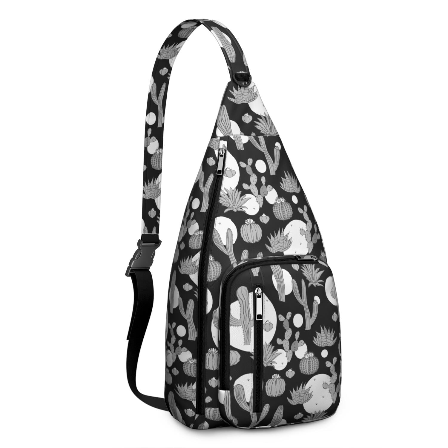 Cactus unique Playful Sling Backpack. Peanuts Spike Desert Cactus Loungefly Sling Crossbody Bag  main image 3