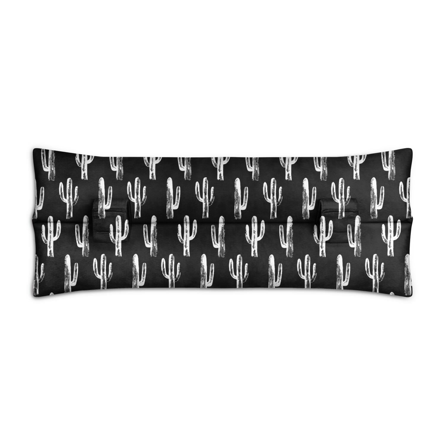 Boho Cactus & Succulent Seatbelt Pillow Comfort Cushion for Mastectomy Heart Surgery & Travel