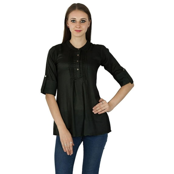 Boho Casual Top Dress Tunic Women Wear Clothing Cotton Summer Sundress