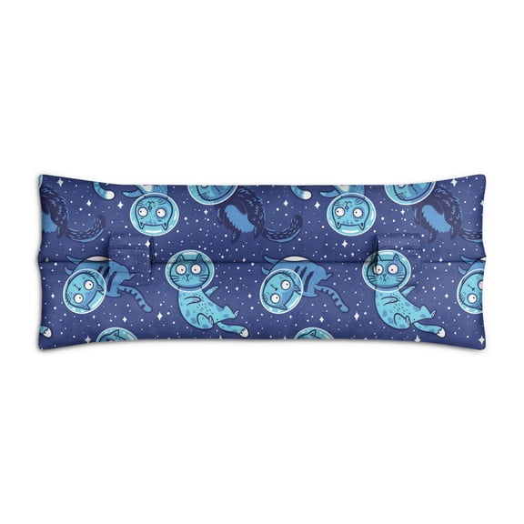 Boho Cat Aesthetic Seatbelt Pillow - Mastectomy Post-Surgery Comfort Cushion - Heart Surgery Recovery Pad with Geometric Cat Pattern